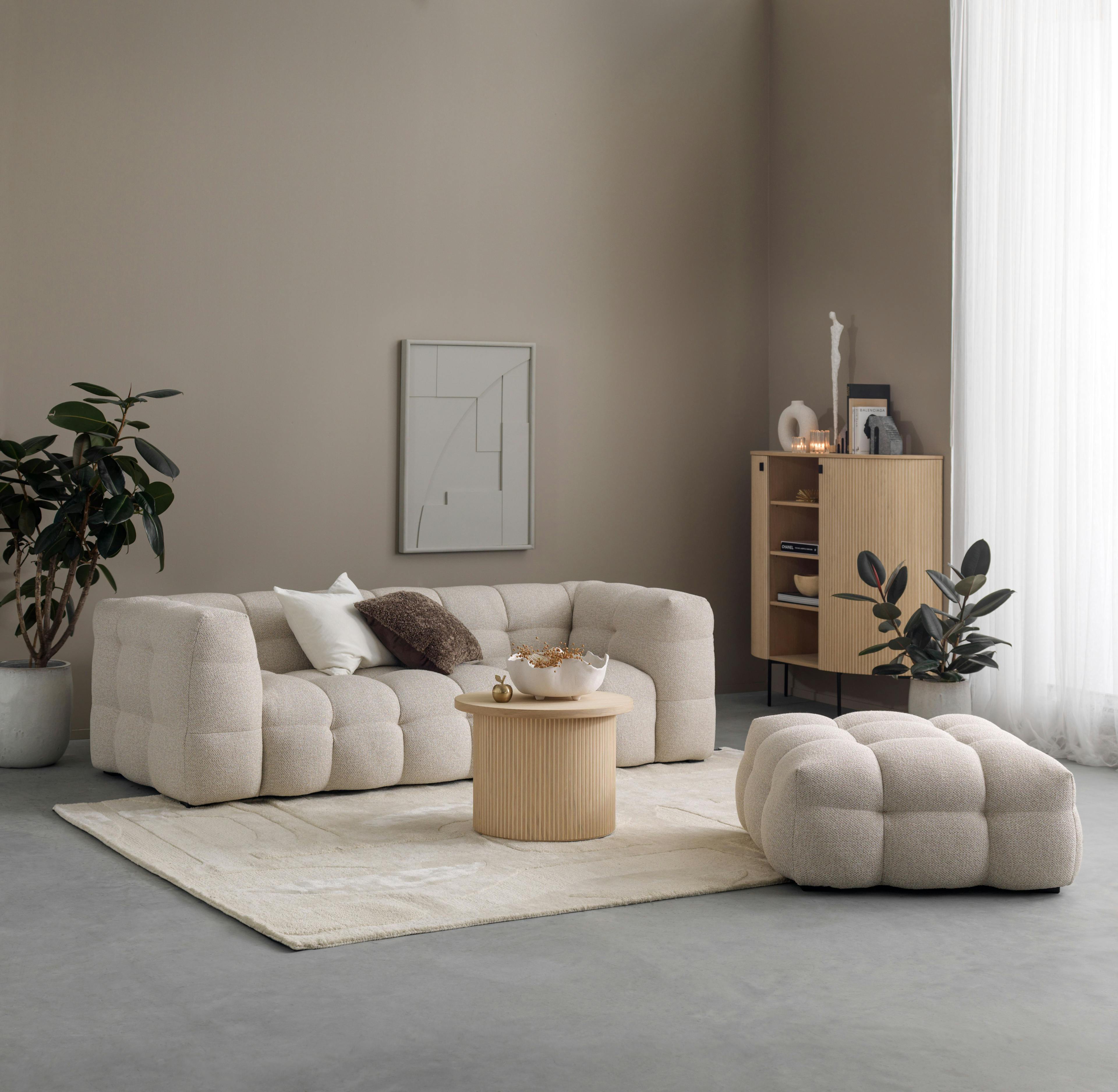 Michelin sofa i boucle stoff og organisk form fra FAgmøbler