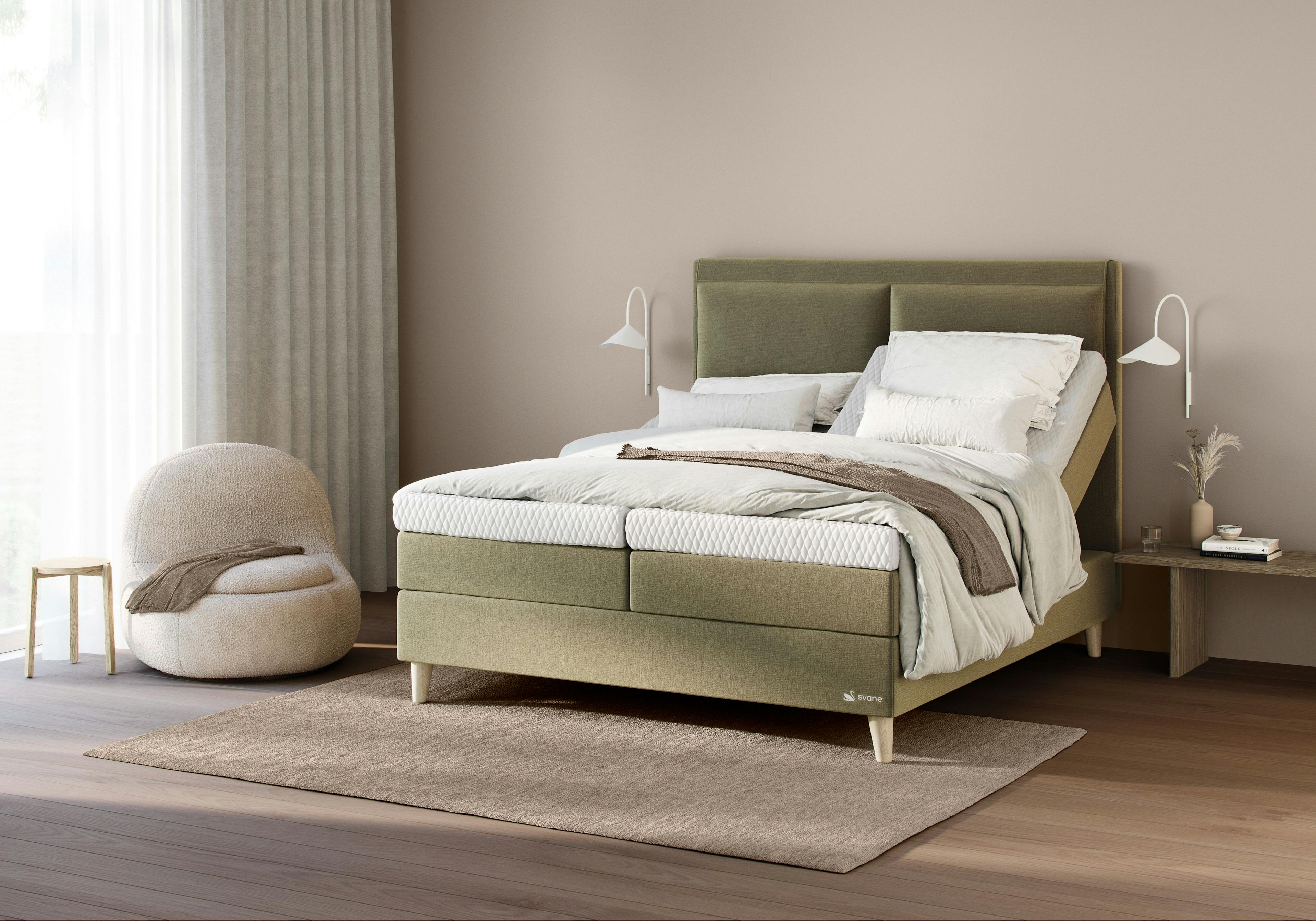 Svane Zelena regulerbar seng fra Fagmøbler