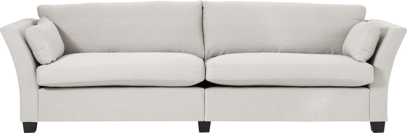 $Bilde av Bradford 4-seter sofa (Uten nagler, stoff Atlas natur, duntopp)