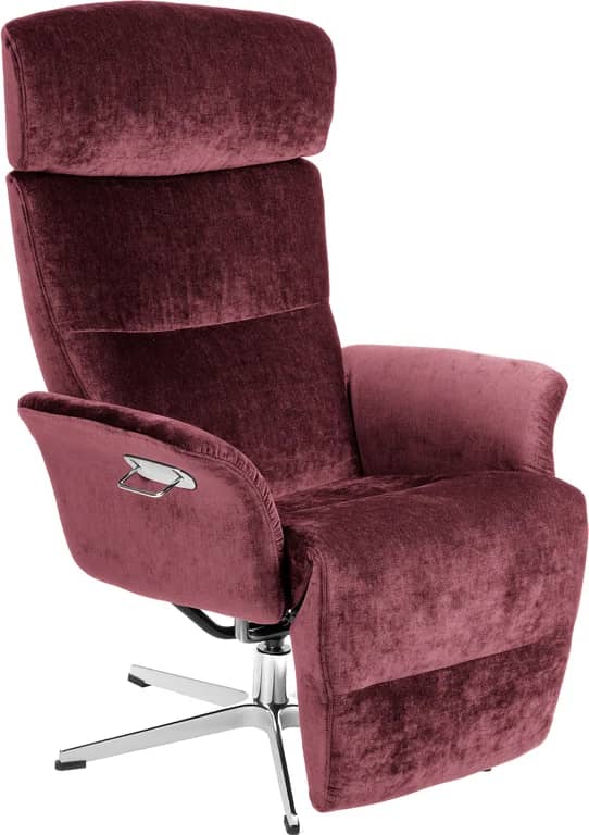 Conform Master recliner - svingfot alu stoff Eros 991070-36 Burgundy - Produktbilde