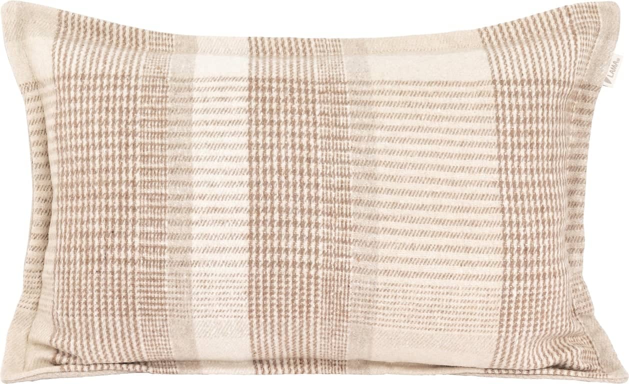 Lama Hasselt putetrekk - 40 x 60 cm, beige, resirkulert ull - Produktbilde