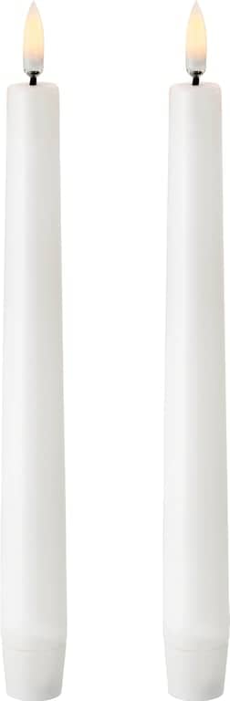 Uyuni lighting LED kronelys H20 cm - Hvit 2pk - Produktbilde