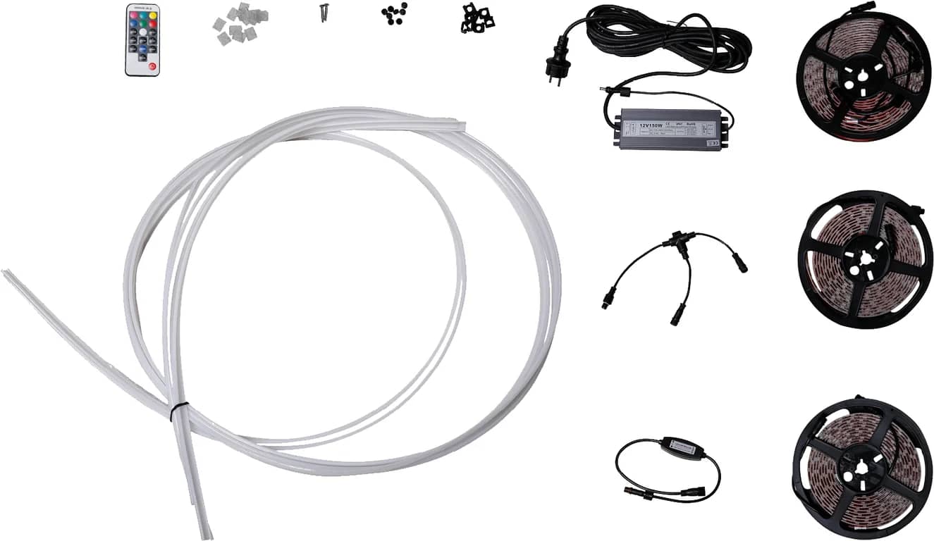 LED lys til veggmontert Pergola 3x3m - bilde 3 av 3