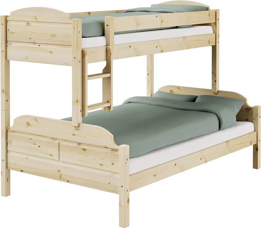 Bjorli familiekøye - 75/120 x 200 cm, ubehandlet - Produktbilde