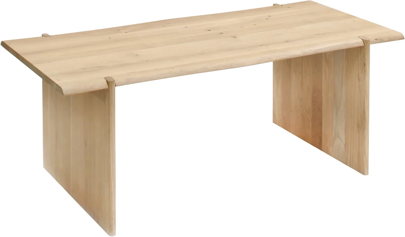 Aspen sofabord 130x60 H48 cm - hvitoljet villeik - Produktbilde