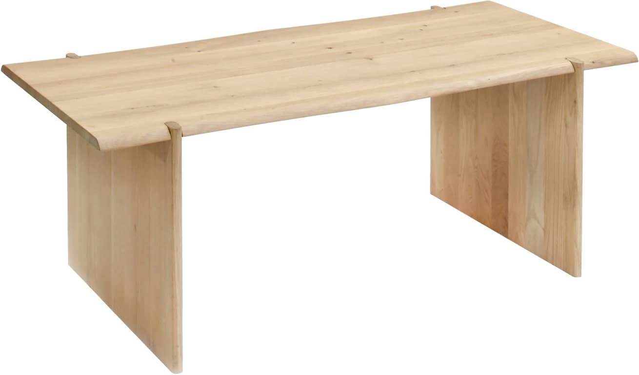 Aspen sofabord 130x60 H48 cm - hvitoljet villeik - Produktbilde