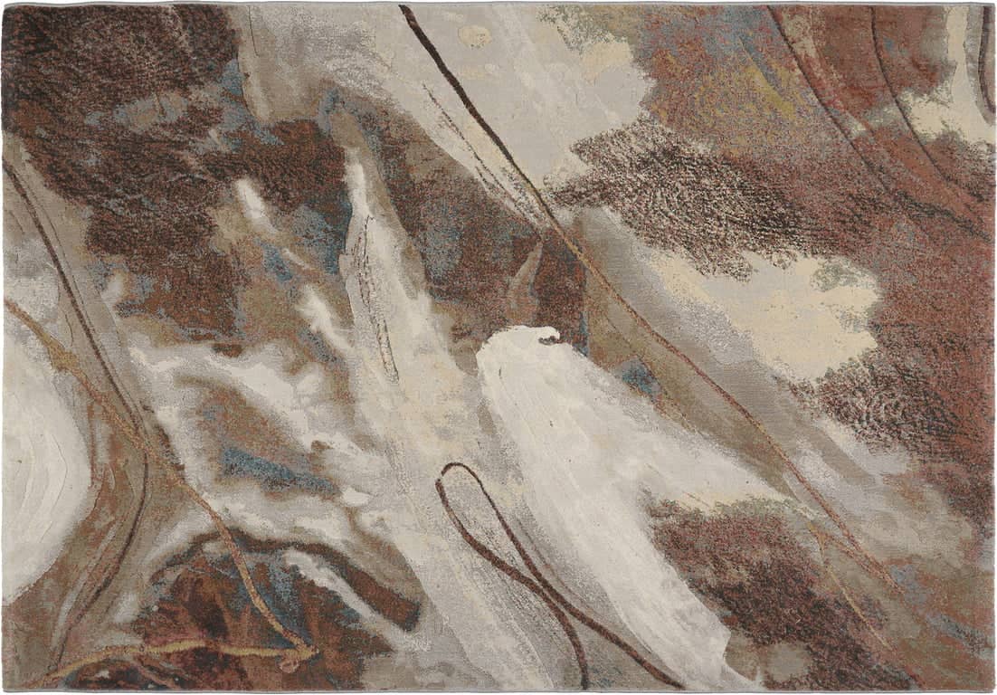 Paros teppe - 200x290 cm, rust - Produktbilde