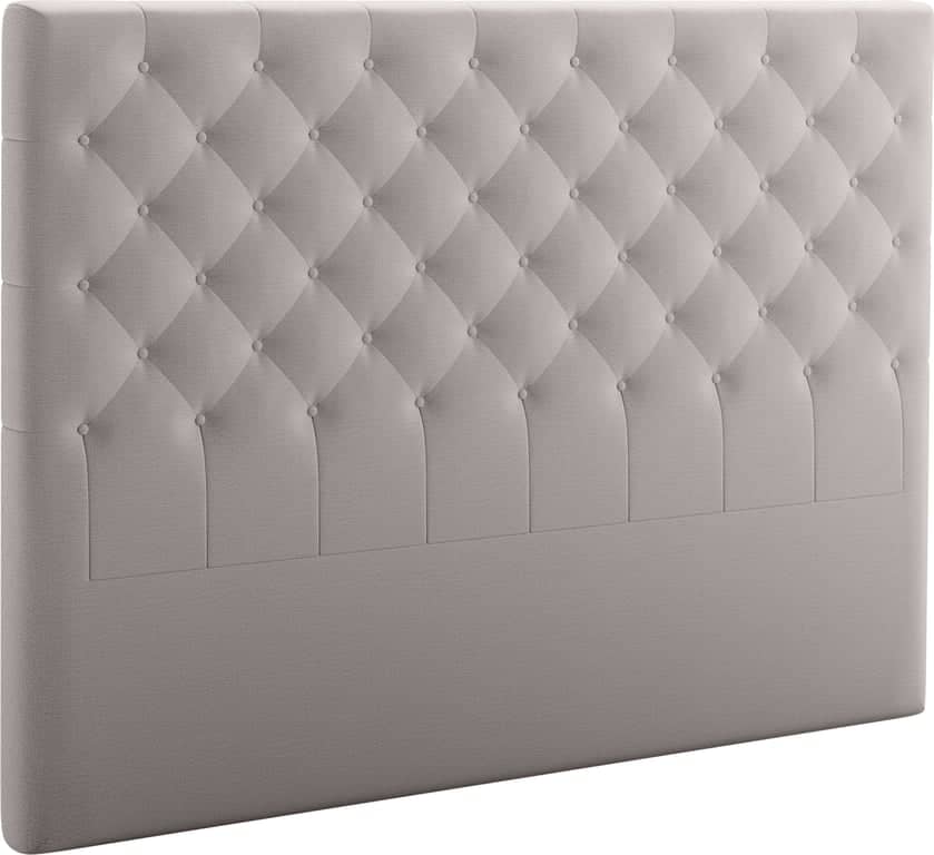 Svane® Roma sengegavl - B 180 cm H 130 cm. Stoff Moment Ice Grey - Produktbilde