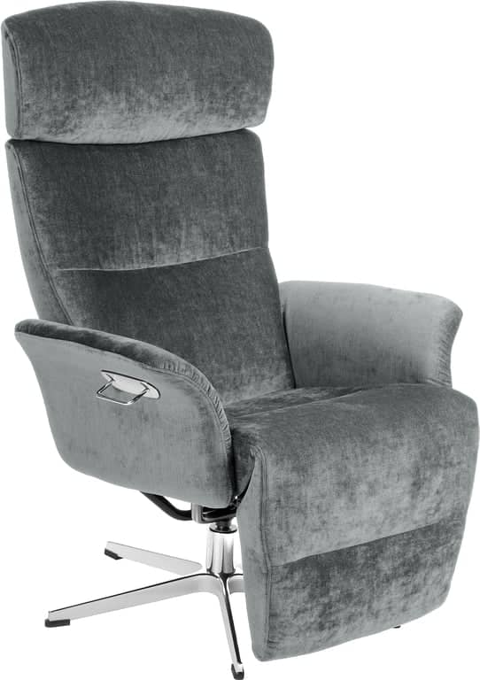 Conform Master recliner - svingfot alu stoff Eros 1070-79 Antracit - Produktbilde