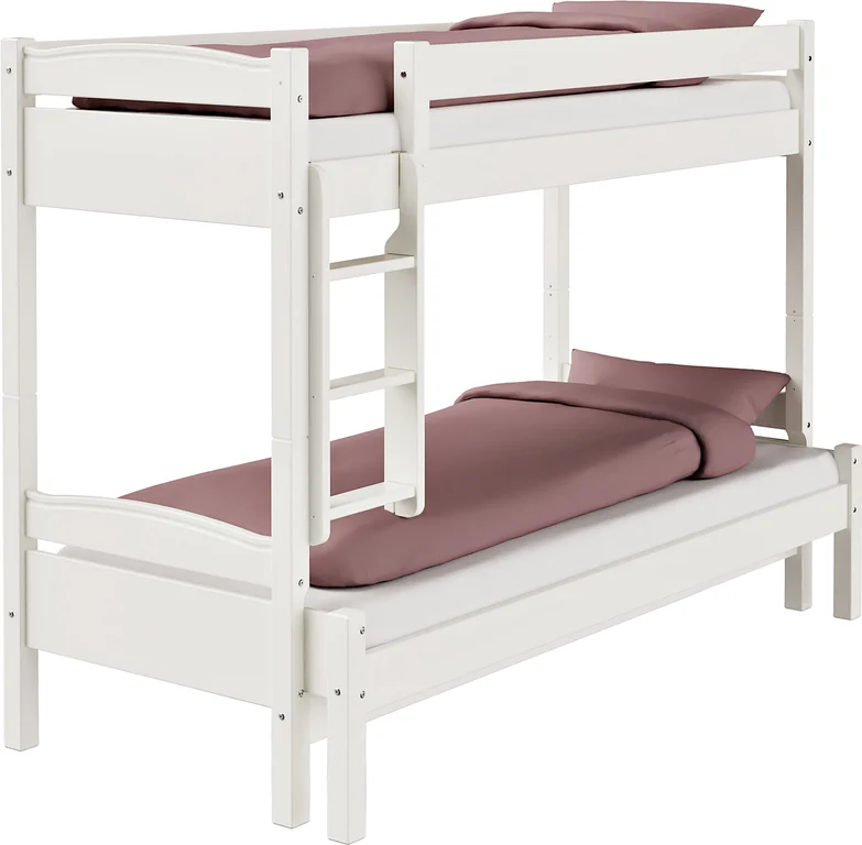 Tustna køye/skuvseng - 75/81-150x200 cm hvitmalt - Produktbilde