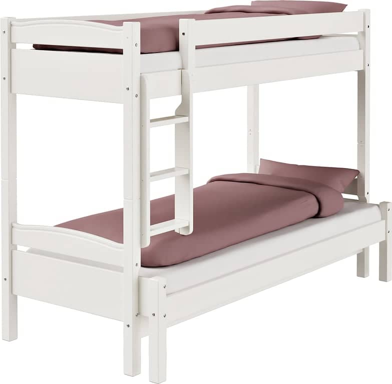 Tustna køye/skuvseng - 75/81-150x200 cm hvitmalt - Produktbilde