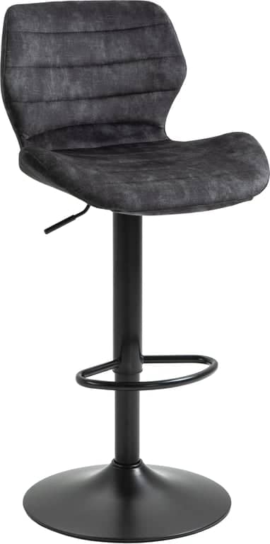 Jennifer barstol  - Vintage Adore Velour antracite - Produktbilde