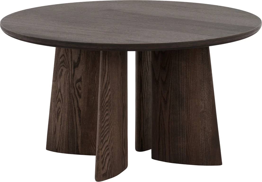 Japandi sofabord rundt Ø 85 H 45 cm - bilde 1 av 2