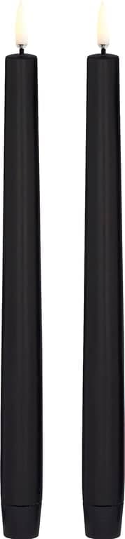 Uyuni lighting LED kronelys H25 cm - Svart, 2pk - Produktbilde