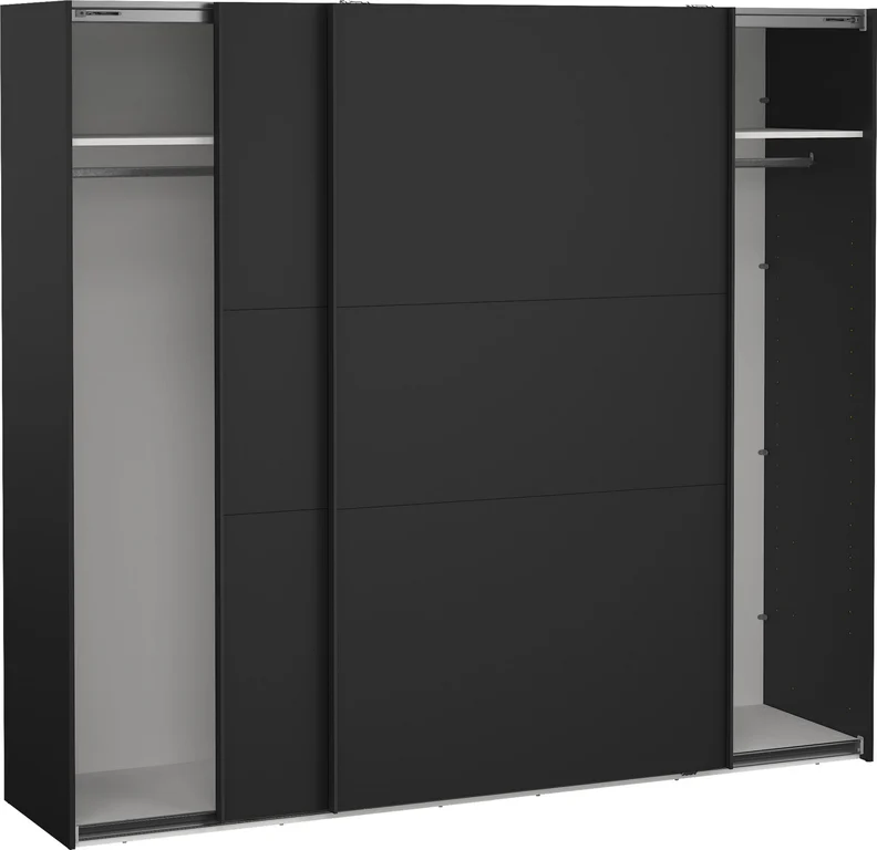 Como skyvedørsgarderobe 245x220cm - bilde 3 av 3