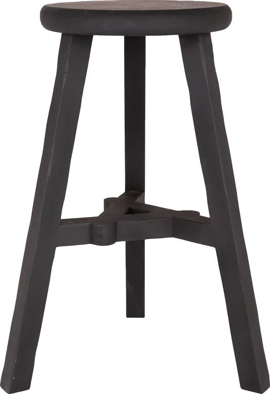 Vale krakk - Ø: 36 H: 50 cm, svart mangotre - Produktbilde