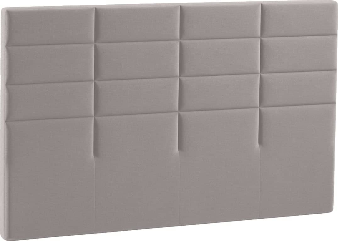 Svane® Paris sengegavl - B 150 cm H 115 cm. Stoff Moment Ice Grey - Produktbilde