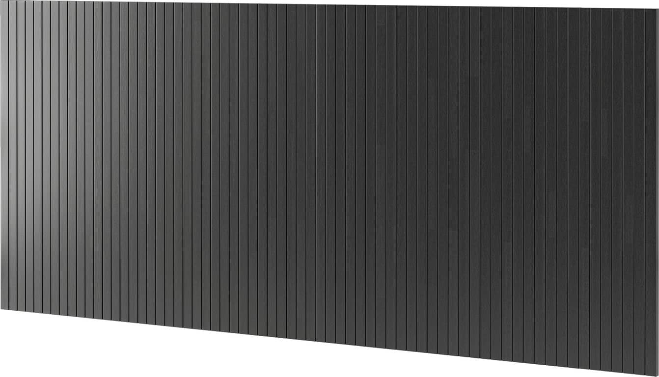 Odel® Lund sengegavl med spiler - Røkt Ask, 210x90 cm - Produktbilde