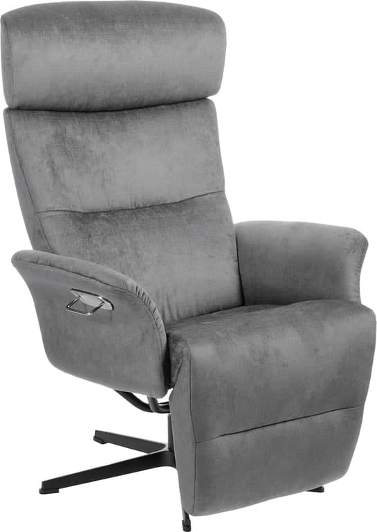 Conform Master recliner - svingfot alu svart stoff Evita concrete 1373-41 - Produktbilde