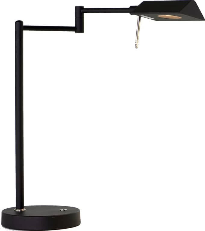 Canton bordlampe - stål, svart - Produktbilde