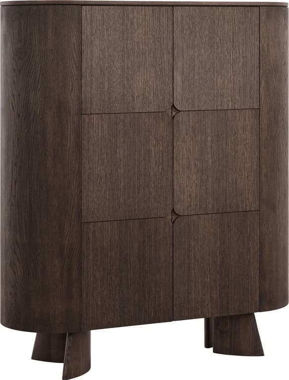 120 x 45 H140 cm, mocca oljet