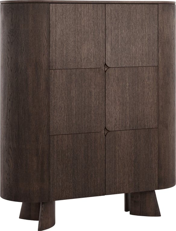120 x 45 H140 cm, mocca oljet