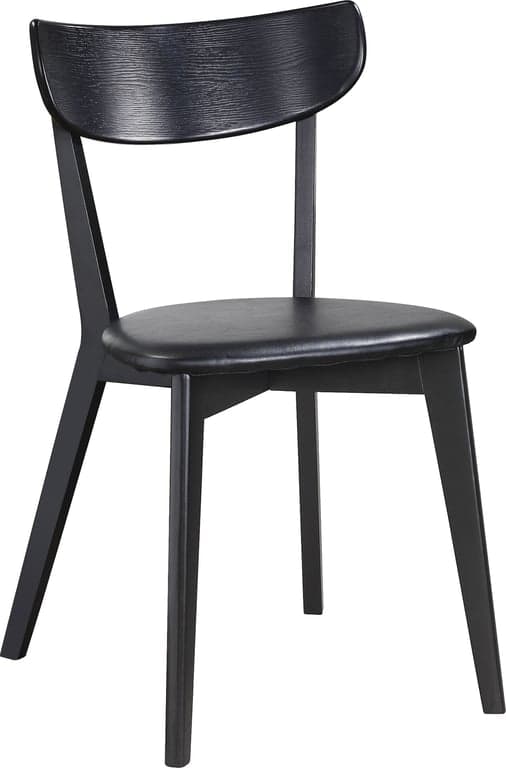 Bilde av Ami spisestol (Svart pu, svartbeiset eik)