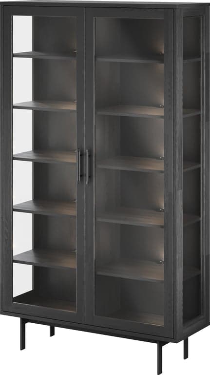 112 x 40, H 195 cm,  svartbeiset ask