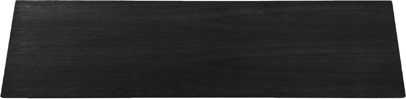 58 x 102 cm,  svartlakkert