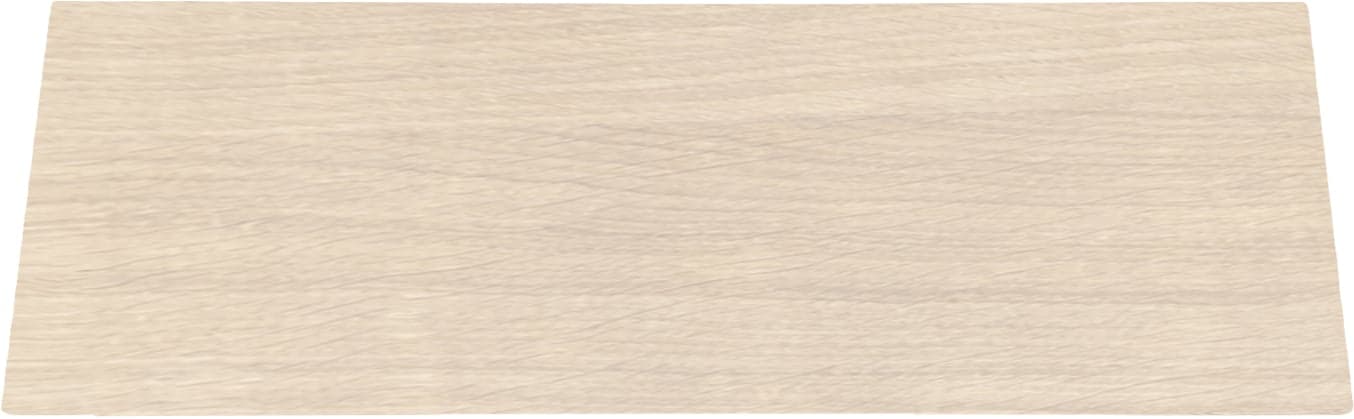 Ileggplate i hvitoljet eikefinér, 50x120cm