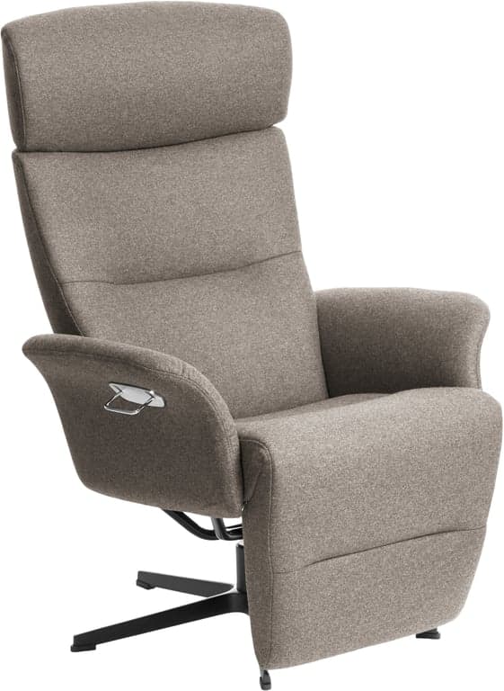 Conform Master recliner - svingfot alu svart stoff Sheford 1383-63 Mole - Produktbilde