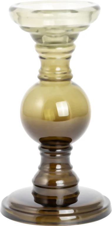 H: 24 cm, grønn, glass
