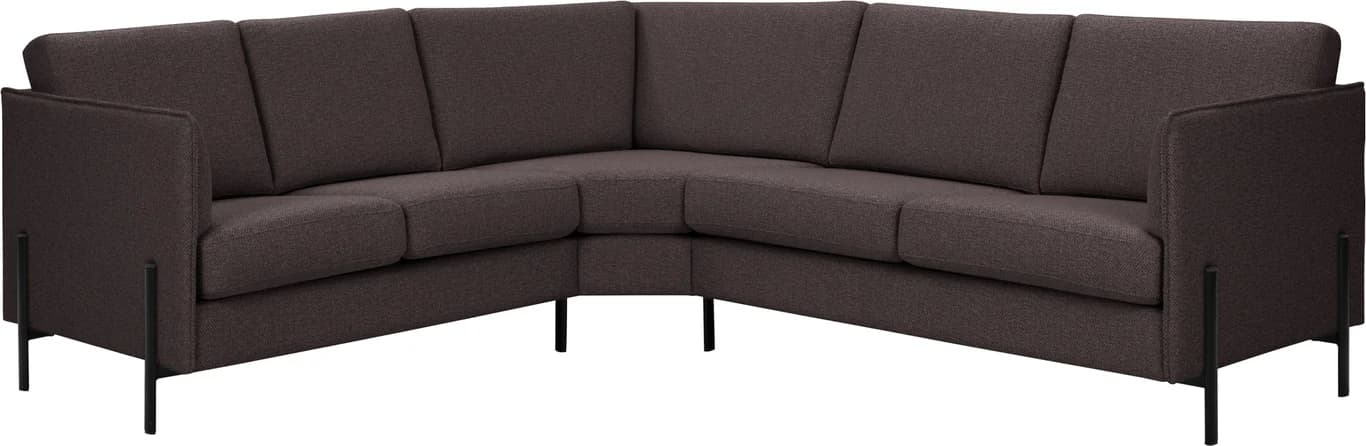 Modulsofa. 2 seter + stort hjørne + 2,5 seter i stoff Taffie T