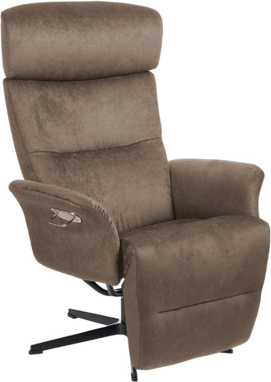 Bilde av Conform Master recliner (svingfot alu svart stoff Mito 1515-26 Hunter)