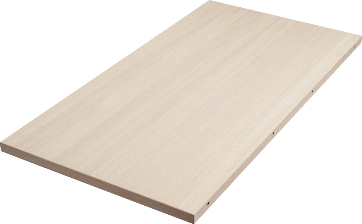 52 x 100 cm, hvitoljet eik, 3 stk