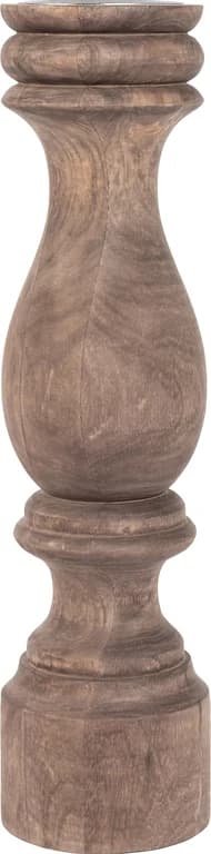 H: 45 cm, mørkt tre