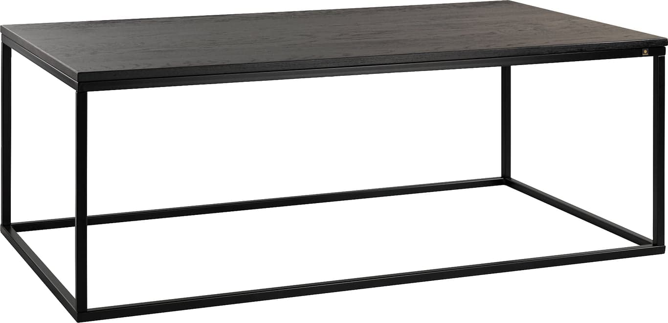 Nobel sofabord 130 x 70, H47 cm - matt svart - Produktbilde