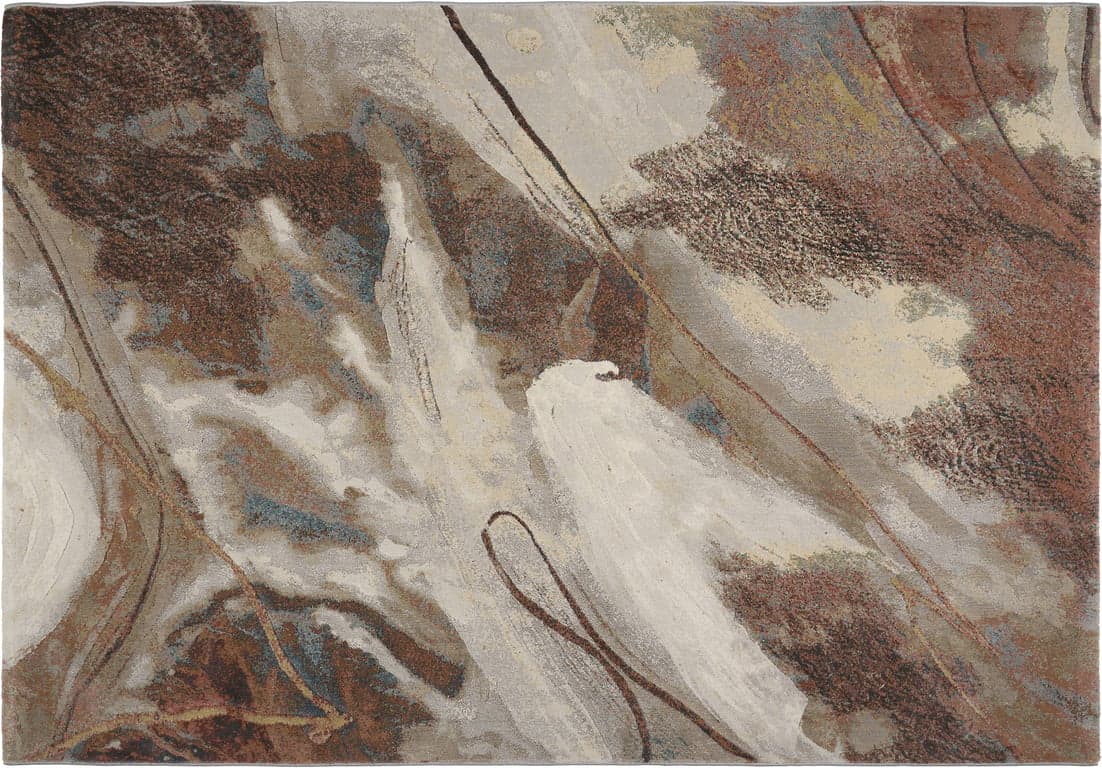 Bilde av Paros teppe (Ø200 cm, rust)