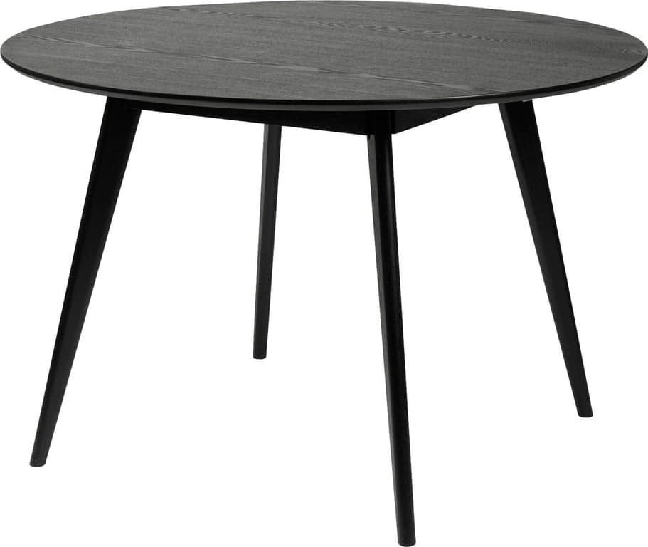 Bilde av Yumi spisebord rundt Ø 115 cm   (svart MDF)