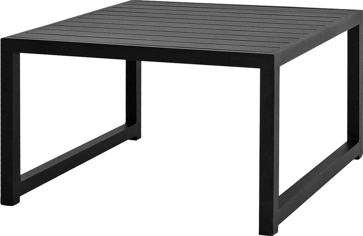 Isabella hagebord - 80 x 80 H: 47 cm, svart - Produktbilde
