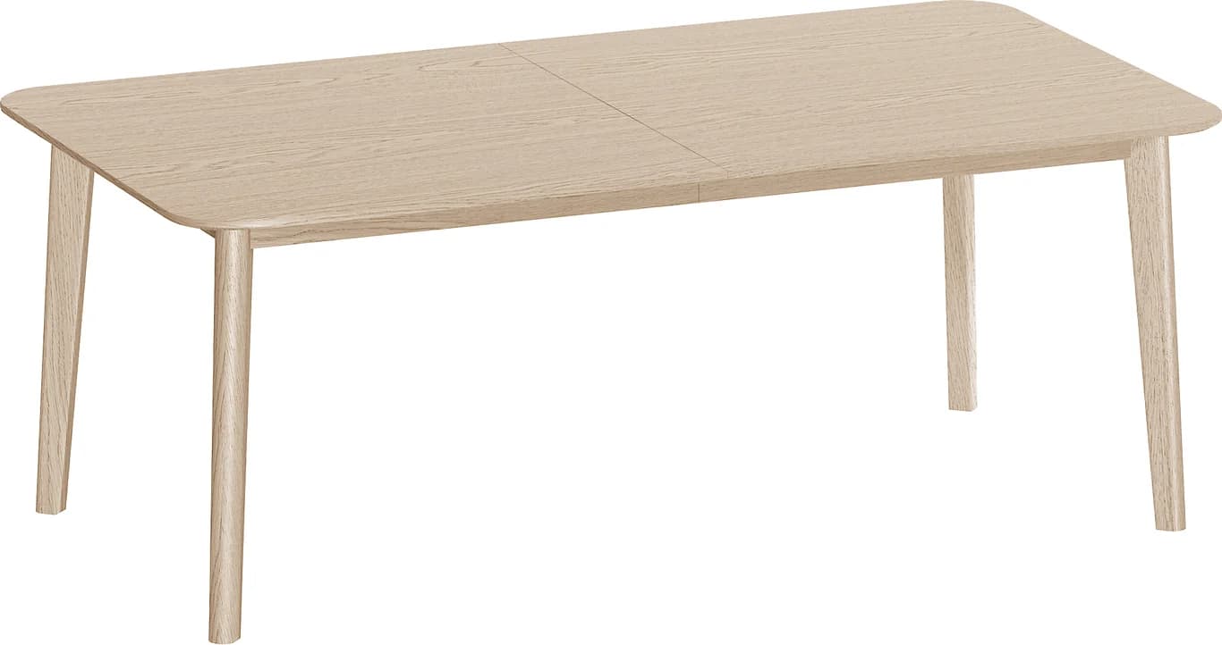 Spisebord 129, hvitoljet eikefinér