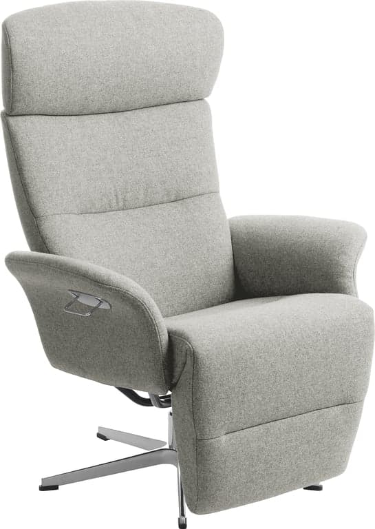 Conform Master recliner - svingfot alu stoff Sheford 1383-73 stone - Produktbilde