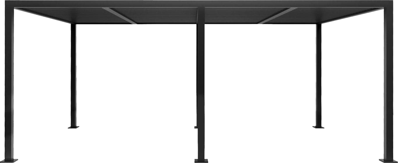 Bilde av Pergola 3x6m u/LED-lys   (H: 230 cm, svart m/tak)