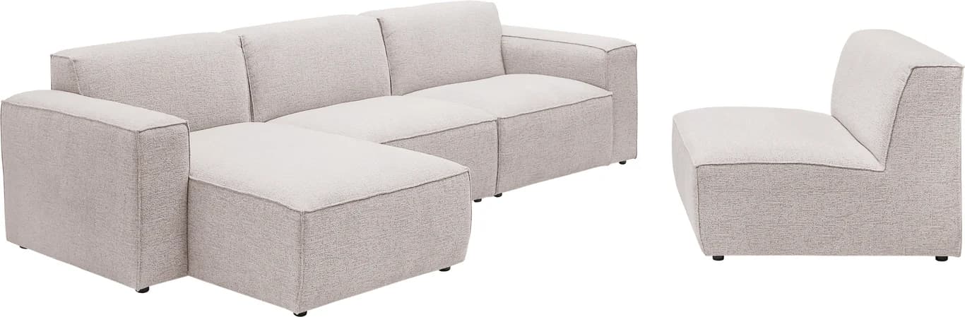 Stoff Beatto Light Grey