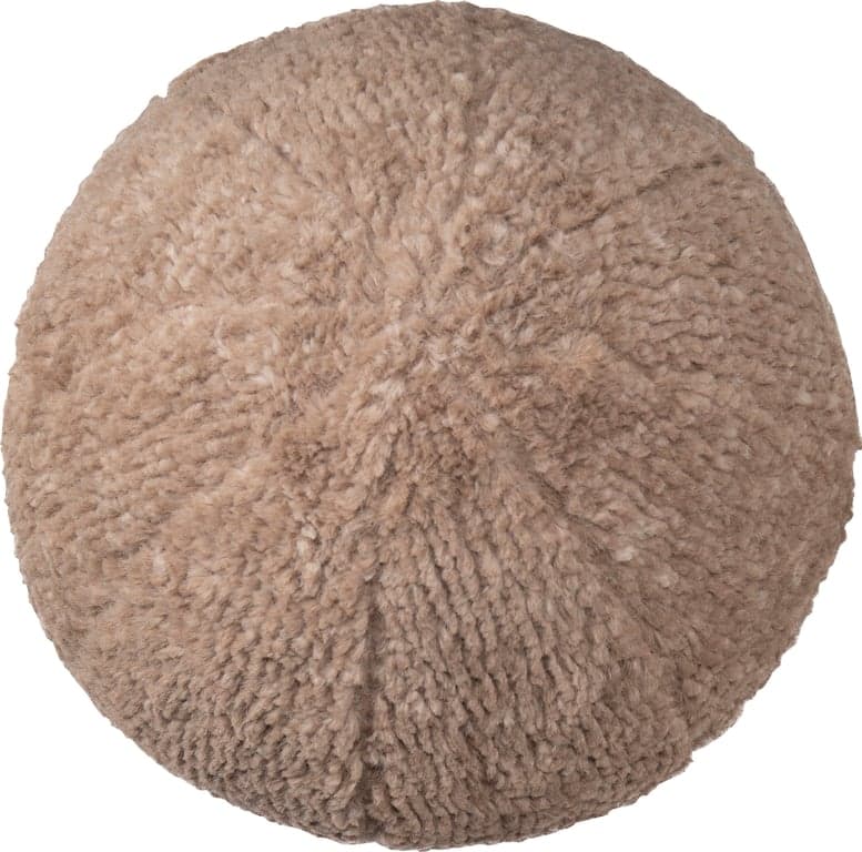 Bari pute - 3D rund Ø: 35 cm, beige - Produktbilde