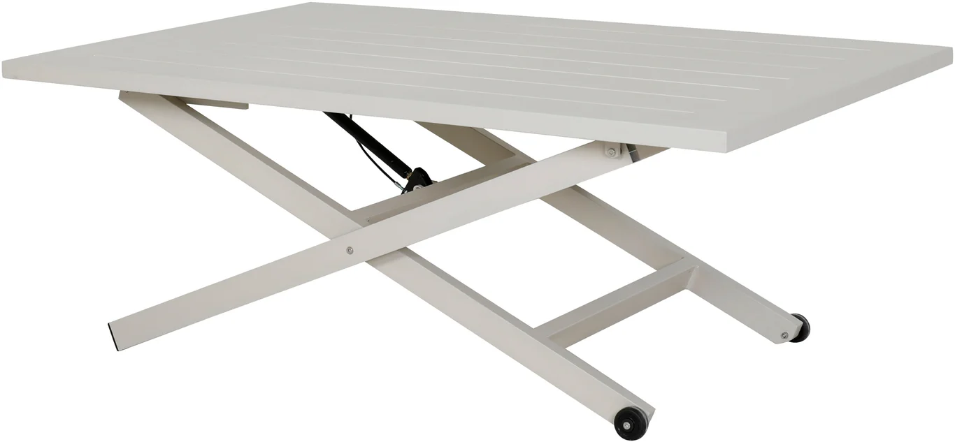 130 x 84 H: 52-71 cm, kalk
