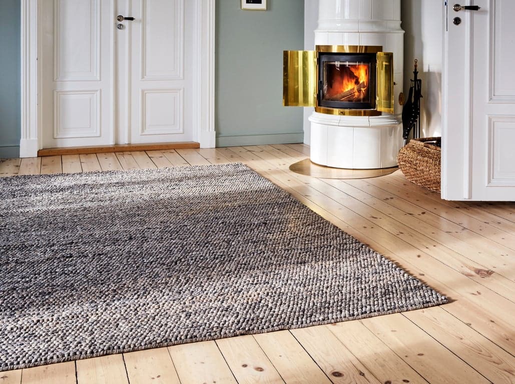 Riverstone teppe - 200x290 cm, stålgrå - Miljøbilde