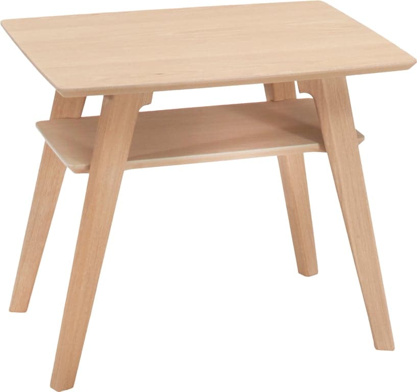 Portland lampebord 65 x 45, H 53 cm - hvitpigmentert - Produktbilde