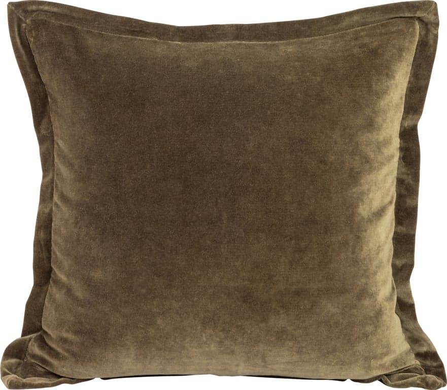 Lama Nivelles putetrekk - 50 x 50 cm, grønn, velur - Produktbilde