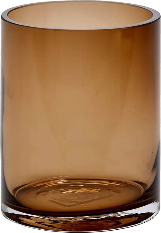 Ø 25 cm H 35 cm, glass, brun